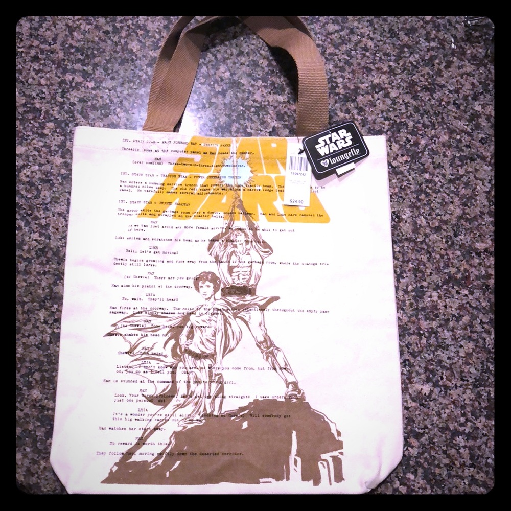 Loungefly Star Wars New Hope canvas tote